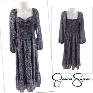 Jessica Simpson Long Sleeve Floral Dress. Extra Large